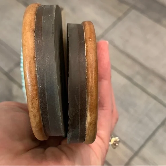 MiA Heritage FIJI Leather Embroidered Beaded Sandals 7M - Picture 9 of 12